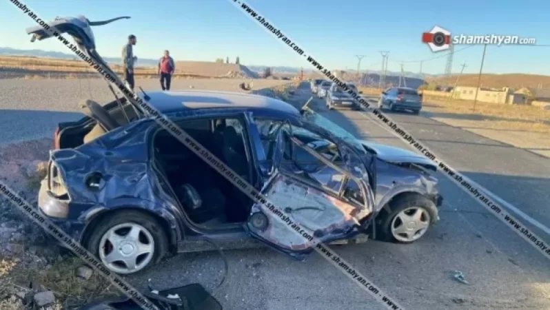 Ոստիկանության 27-ամյա աշխատակիցը, Opel-ով մի քանի պտույտ շրջվելով, բախվել է քարերին. բժիշկները պայքարում են նրա կյանքի համար