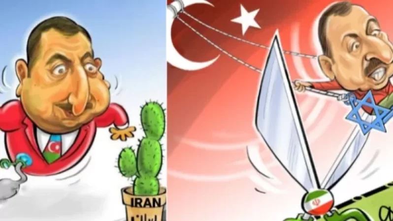 Caricatures of Aliyev Circulate in Iranian Media