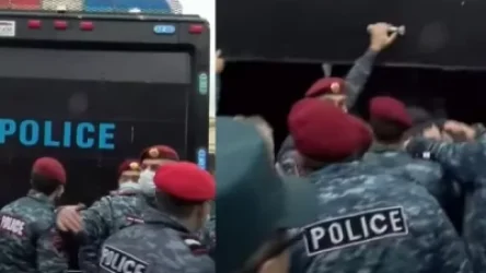 Ոստիկանական մեքենան քաղաքացիներին բերման ենթարկելիս վթարի է ենթարկվել