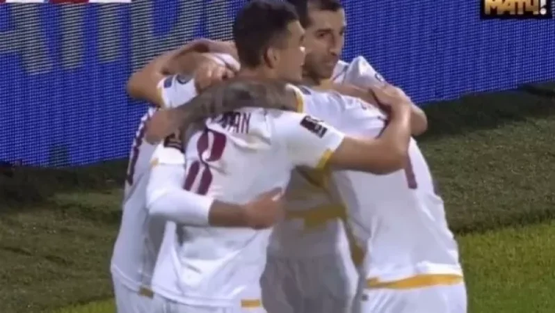 VIDEO: Armenia National Team Players Celebrate After Scoring a Goal