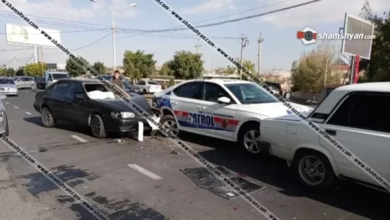 Վթար. Սերիալներից հայտնի դերասանուհի բախվել է պարեկային ծառայողի մեքենային