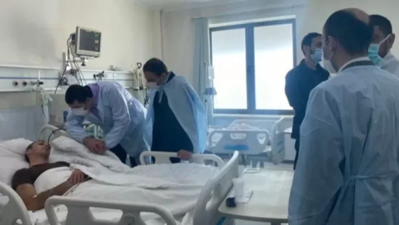 Photos from the Hospital: The Condition of Two Injured Soldiers is Critically Stable