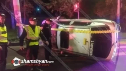 Ավտովթար Երևանում. Nissan-ը վթարային իրավիճակ է ստեղծել, Opel-ը կողաշրջվել է. կա վիրավոր. Shamshyan. com