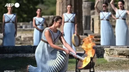 ՏԵՍԱՆՅՈՒԹ. Հունաստանում վառվել է ձմեռային օլիմպիական խաղերի կրակը