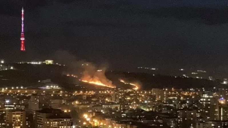 Հեռուստաաշտարակի մոտ բռնկված հրդեհը մարվել է