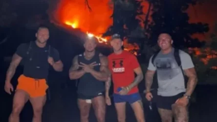 ԼՈՒՍԱՆԿԱՐՆԵՐ. Չորս բրիտանացի ուղեւորվել է դեպի Լա Պալմա հրաբուխ սելֆի անելու համար