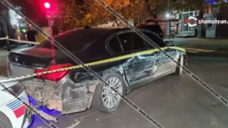 8 ավտոմեքենայի ջարդի հեղինակը անչափահասն է՝ իր վարած առանց համարանիշների BMW-ով