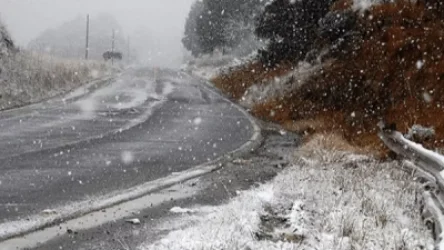 Հայաստանի մի շարք տարածքներում առկա են տեղումներ` ձյան տեսքով