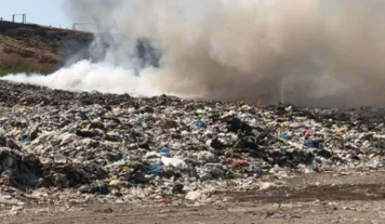 Հրդեհ՝ Նուբարաշենի աղբավայրում