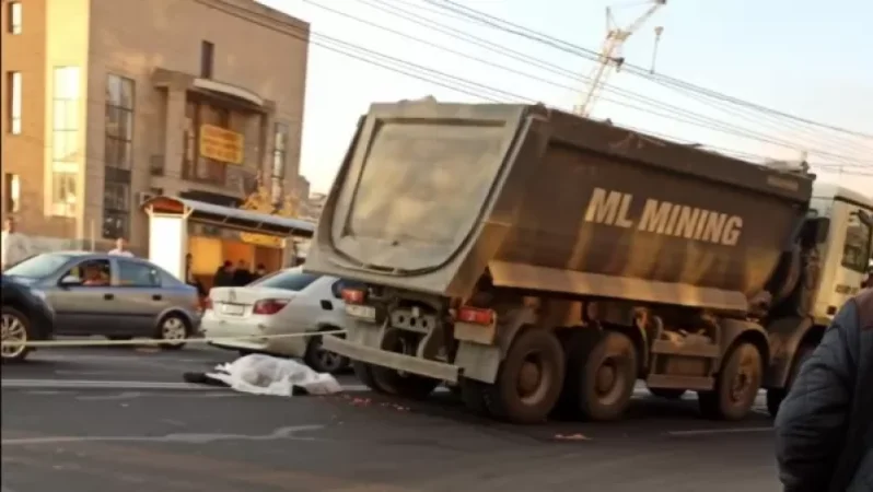 Մահվան ելքով վրաերթ՝ Երևանում. բեռնատարը վրաերթի է ենթարկել հետիոտնին