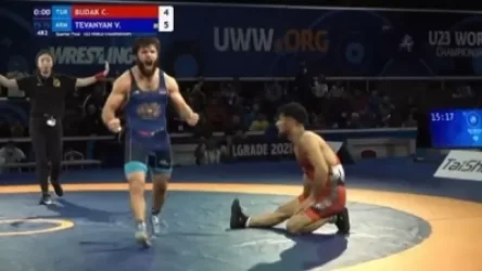 ՏԵՍԱՆՅՈՒԹ. Ըմբշամարտիկ Վազգեն Թևանյանը հաղթել է թուրք մարզիկին