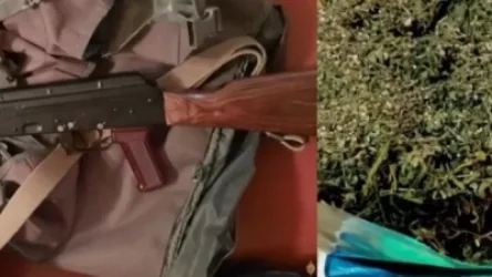 Գորիսի տներից մեկում հայտնաբերվել է «ԱԿՄ» ինքնաձիգ և մեծաքանակ թմրանյութ. ոստիկանություն