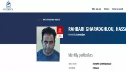 Ադրբեջանը միջազգային հետախուզում է հայտարարել Իրանի քաղաքացու նկատմամբ