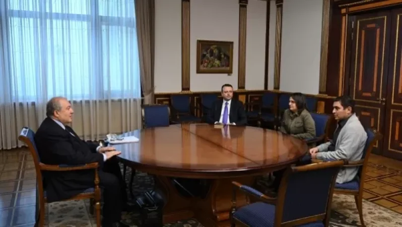 Նախագահն ընդունել է «5165 շարժման» անդամներ Կարին Տոնոյանին և Մենուա Սողոմոնյանին