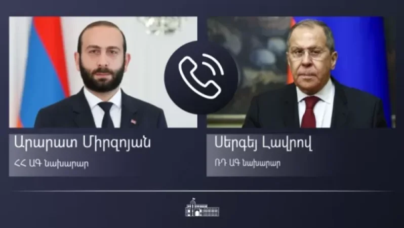 Արարատ Միրզոյանը և Սերգեյ Լավրովը հեռախոսազրույց են ունեցել