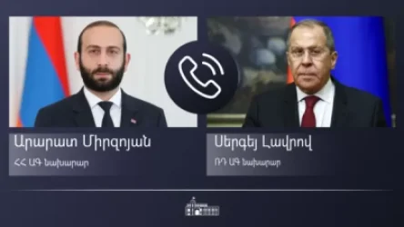 Արարատ Միրզոյանը և Սերգեյ Լավրովը հեռախոսազրույց են ունեցել