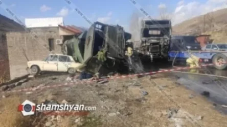 Խոշոր ավտովթար-հրդեհ Վայոց Ձորի մարզում. մանրամասներ