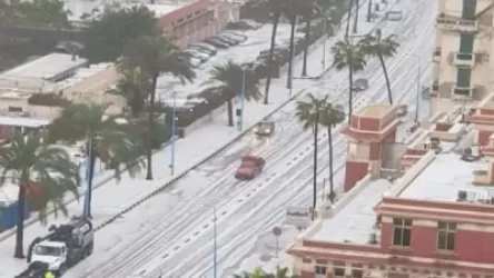 ՏԵՍԱՆՅՈՒԹ. Բնակիչներն ապշել են. Եգիպտոսում ձյուն է տեղացել