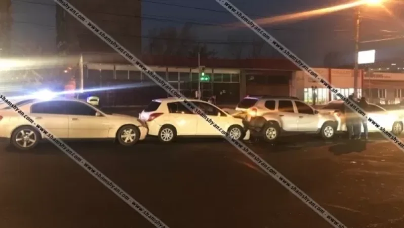 Շղթայական ավտովթար՝ Երևանում