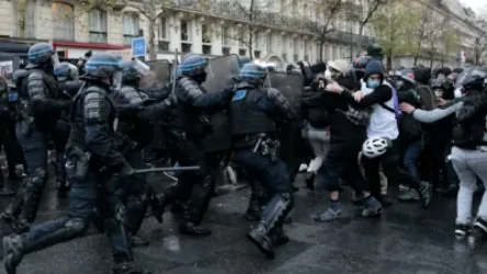 ՏԵՍԱՆՅՈՒԹ․ Բախումներ՝ Փարիզում․ պատճառը սանիտարական նոր կանոններն են