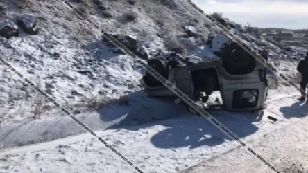 Խոշոր ավտովթար՝ մերկասառույցի պատճառով․ հայտնի փաստաբանը տեղափոխվել է հիվանդանոց