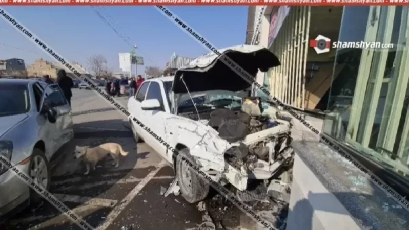 Խոշոր ավտովթար Արարատի մարզում. մի քանի միլիոնի վնաս է հասցվել նաև մոտակա խանութին