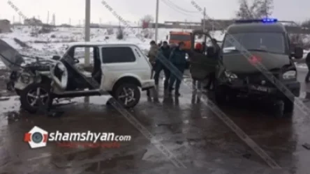 Բալահովիտում բախվել են ՊՆ շտապօգնության Գազելն ու Նիվան․ կան վիրավորներ