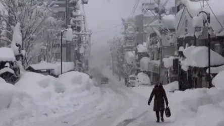 ՏԵՍԱՆՅՈՒԹ․ Ճապոնիայում ձյան առատ տեղումներ են․ խաթարվել է բնականոն կյանքը