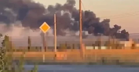 ՏԵՍԱՆՅՈՒԹ. Ռոստովի մարզում ԱԹՍ հարվածից նավթի պահեստում հրդեհ է բռնկվել