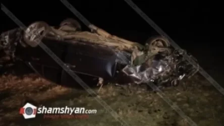 Ողբերգական դեպք․ զույգը վթարի է ենթարկվել․ կա զոհ և վիրավոր