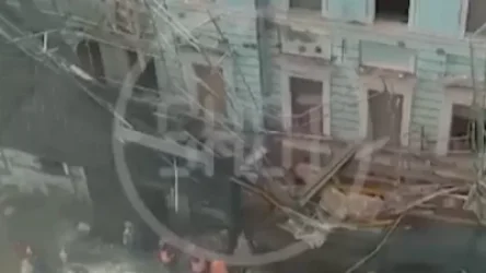 ՏԵՍԱՆՅՈՒԹ. Փլուզում` Պետդումայի ավտոկայանատեղիում