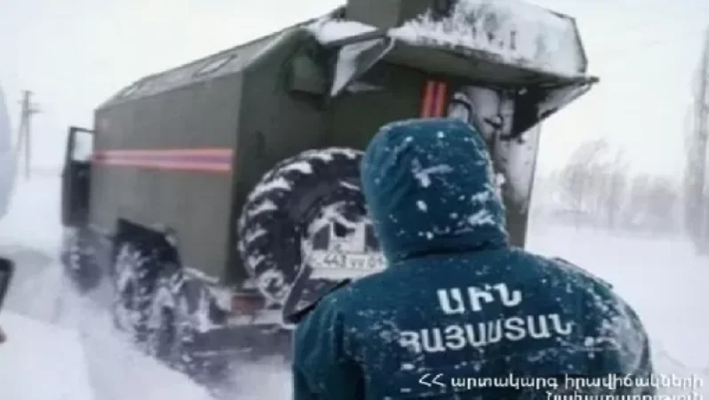 Սյունիքում 14 բեռնատար արգելափակված է եղել