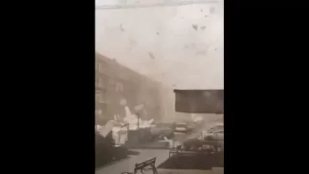 ՏԵՍԱՆՅՈՒԹ․ Լեհաստանում երեկ դիտված պտտահողմը