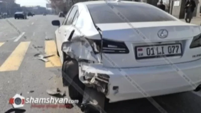 Ավտովթար՝ Երևանում․ անչափահասը տեղափոխվել է հիվանդանոց