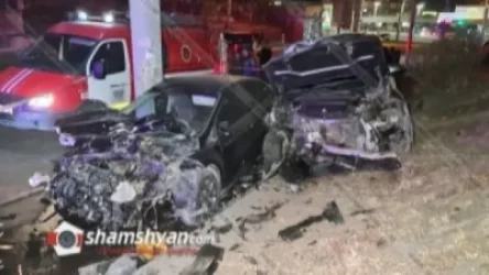 Երևանում «գոլդ» համարանիշներով BMW X6-ի վարորդը իր ավտոմեքենան ու Ford Focus-ը վերածել է մետաղե ջարդոնի