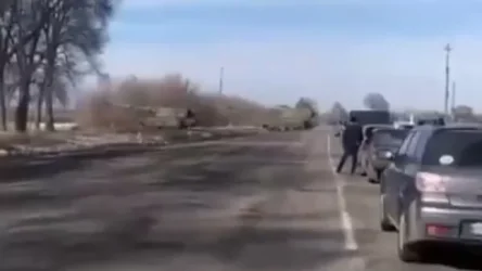 ՏԵՍԱՆՅՈՒԹ.  Վերջ չունեցող զրահատեխնիկայի շարասյունը ուղևորվում է Կիև