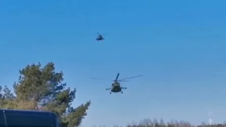 ՏԵՍԱՆՅՈՒԹ․ Ուկրաինական պատվիրակության անդամները Ռուսաստանի հետ բանակցությունների վայր են ժամանել ուղղաթիռներով