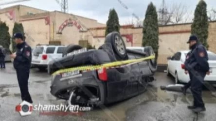 Nissan Pathfinder-ը տապալել է ծառն ու գլխիվայր շրջվել․ 4 վիրավորներից 2-ը անչափահասներ են