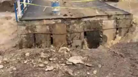 ՏԵՍԱՆՅՈՒԹ․ Կամուրջը վնասվել է և երկկողմանի փակ է․ Աղստև գետի վարարման հետևանքները