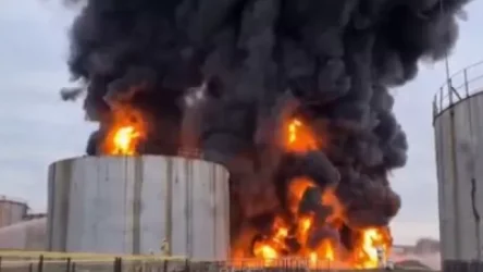 ՏԵՍԱՆՅՈՒԹ․ Խոշոր հրդեհ Լուգանսկի նավթի պահեստում․ նոր կադրեր