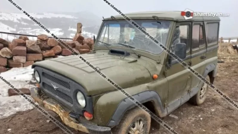 VIDEO. Car Accident in Kotayk Province: UAZ Veered Off Road and Overturned, Injuries Reported