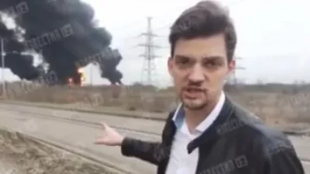 Ռեպորտաժ՝ Բելգորոդի նավթի այրվող պահեստի տարածքից