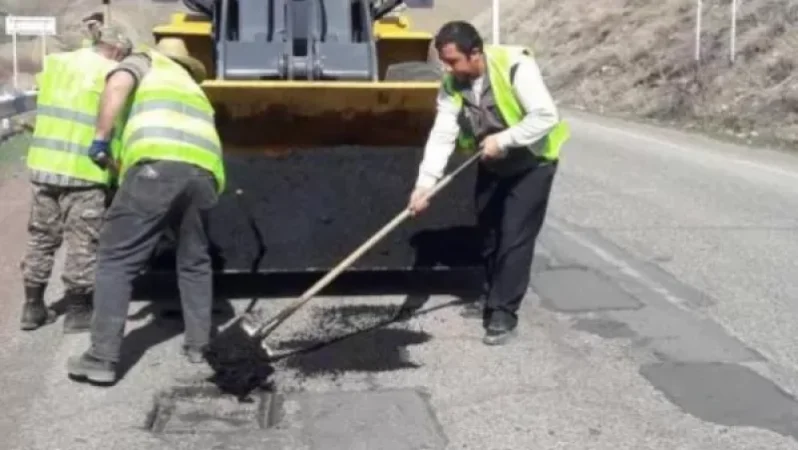 Նշված հատվածում փոսային նորոգման աշխատանքներ են իրականացվում