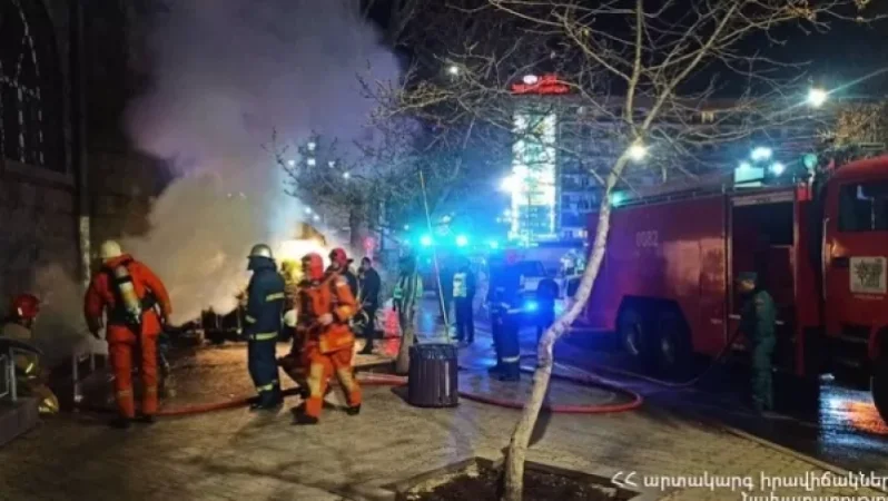 Խոշոր հրդեհ Մարգարյան ծննդատան պահեստում