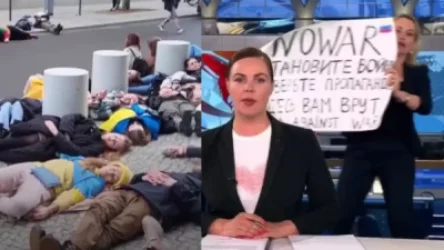 ՏԵՍԱՆՅՈՒԹ. Ուկրաինացիների ակցիան` Բեռլինում. պահանջում են աշխատանք չտալ ՌԴ Առաջին ալիքի հայտնի խմբագրին