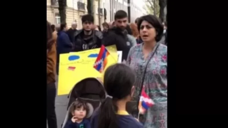 VIDEO: Protest in Front of Azerbaijani Embassy in France in Support of Artsakh