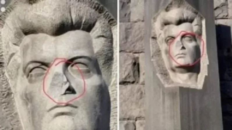 «Ինքն է մեղավոր մեր ունեցած 5000 զոհի համար»․ Ազգալդյանի արձանը պղծող քաղաքացին մեկնաբանել է իր արարքը