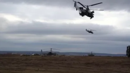 ՏԵՍԱՆՅՈՒԹ․ ՌԴ ՊՆ-ն ցուցադրել է Ռուսաստանի օդատիեզերական ուժերի Կա-52 ուղղաթիռների անձնակազմի աշխատանքի կադրերը