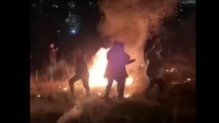 ՏԵՍԱՆՅՈՒԹ. Չելյաբինսկում կրակե շոուն քիչ էր մնում ավարտվեր ողբերգությամբ. վառվող անվադողը թռել է հանդիսատեսի կողմը