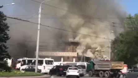 ՏԵՍԱՆՅՈՒԹ. Ռոստովում՝ խոշոր հրդեհ է. ռեստորան է այրվում